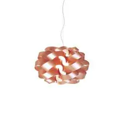 Lampadario Moderno Cloud Polilux ® Rame E Metallo Cromo 5 Luci E27