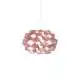 Lampadario Moderno Cloud Polilux ® Pink Metal E Metallo Cromo 5 Luci E27