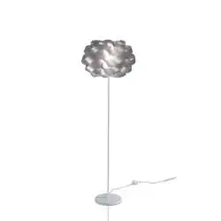 Piantana Moderna Cloud Polilux ® Argento E Metallo 1 Luce E27