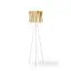 Piantana Moderna 3 Piedi Folio Polilux ® New Gold E Metallo 1 Luce E27