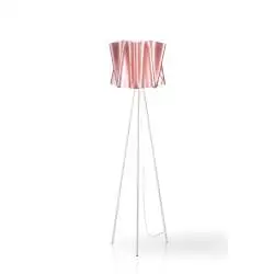 Piantana Moderna 3 Piedi Folio Polilux ® Pink Metal E Metallo 1 Luce E27