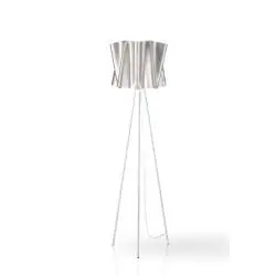 Piantana Moderna 3 Piedi Folio Polilux ® Argento E Metallo 1 Luce E27
