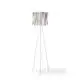 Piantana Moderna 3 Piedi Folio Polilux ® Argento E Metallo 1 Luce E27