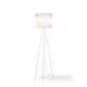 Piantana Moderna 3 Piedi Folio Polilux ® Bianco E Metallo 1 Luce E27