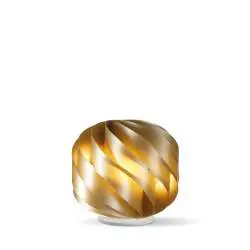 Piantana Moderna Globe Polilux ® New Gold Materie Plastiche 2 Luci E27