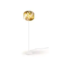 Piantana Moderna Globe Polilux ® New Gold E Metallo 1 Luce E27