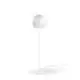 Piantana Moderna Globe Polilux ® Bianco E Metallo 1 Luce E27