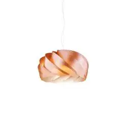 Sospensione Moderna Half Globe Polilux ® Rame E Metallo Cromo 1 Luce E27