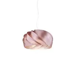 Sospensione Moderna Half Globe Polilux ® Pink Metal E Metallo Cromo 1 Luce E27