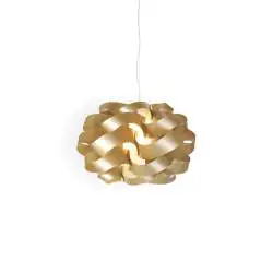 Sospensione Da Esterno Moderna Cloud Polilux ® New Gold 1 Luce E27