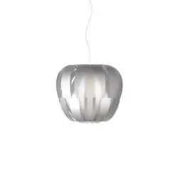 Sospensione Da Esterno Moderna Queen Polilux ® Argento 1 Luce E27
