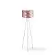 Piantana Moderna 3 Piediprisma Polilux ® Pink Metal E Metallo 1 Luce E27