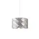 Lampadario Moderno Prisma Polilux ® Argento E Metallo Cromo 5 Luci E27