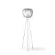 Piantana Moderna 3 Piediqueen Polilux ® Argento E Metallo 1 Luce E27