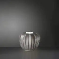 Piantana Moderna Queen Polilux ® Argento E Metallo Bianco 2 Luci E27