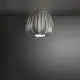 Plafoniera Moderna Queen Polilux ® Argento 1 Luce E27 D42Cm