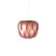 Sospensione Moderna Queen Polilux ® Pink Metal E Metallo Cromo 1 Luce E27 D42Cm
