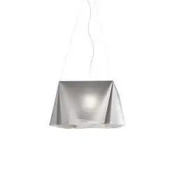 Lampadario Moderno Wanda Polilux ® Argento E Metallo Cromo 5 Luci E27