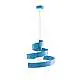 Sospensione Helix 1 Luce Blu e Bianco LuceArt Classic