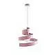 Sospensione Helix 1 Luce Rosa e Bianco LuceArt Classic