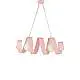Sospensione Helix 2 Luci Rosa LuceArt Classic