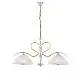 Lampadario Rustico Miranda 2 Luci Avorio e Bianco LuceArt Classic