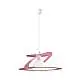 Sospensione Geko 1 Luce Rosa e Bianco LuceArt Classic