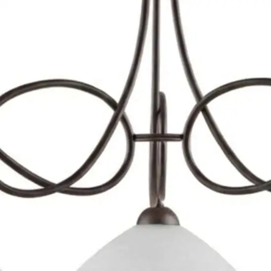 Lampadario Rustico Bistrot 3 Luci Ruggine e Bianco LuceArt Classic | LuceArt Classic
