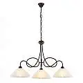 Lampadario Rustico Bistrot 3 Luci Ruggine e Bianco LuceArt Classic | LuceArt Classic