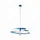 Sospensione Spring 1 Luce Blu Altezza Regolabile Luceart Design