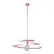 Sospensione Spring 1 Luce Rosa Altezza Regolabile Luceart Design