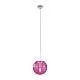 Sospensione Andromeda 1 Luce Rosa E Bianco Luceart Design