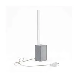 Lampada Da Tavolo Moderna Melbourne Cemento E Alluminio Led Integrato 10W 4000K