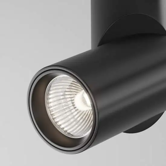 Plafoniera Dafne LED nera 16 cm Maytoni