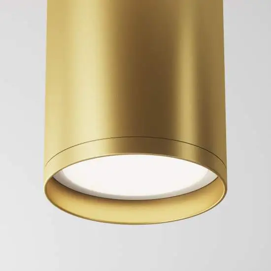 Plafoniera Focus oro opaco 10 cm GU10 Maytoni