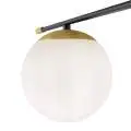 Plafoniera Nostalgia 6 luci nera 95 cm Maytoni