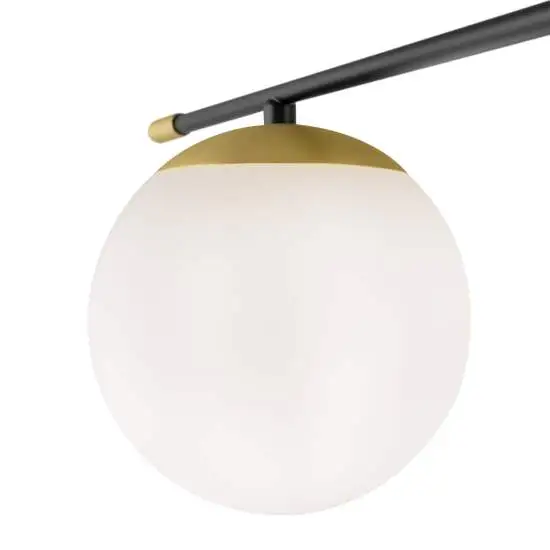 Plafoniera Nostalgia 6 luci nera 95 cm Maytoni