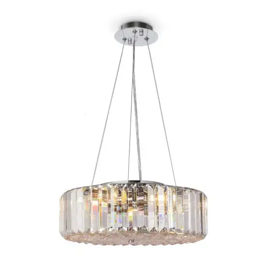 Plafoniera Recinto 6 luci cromo Ø 40 cm Maytoni