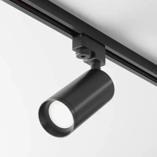 Faretto per binario Focus nero Ø 6 cm Maytoni
