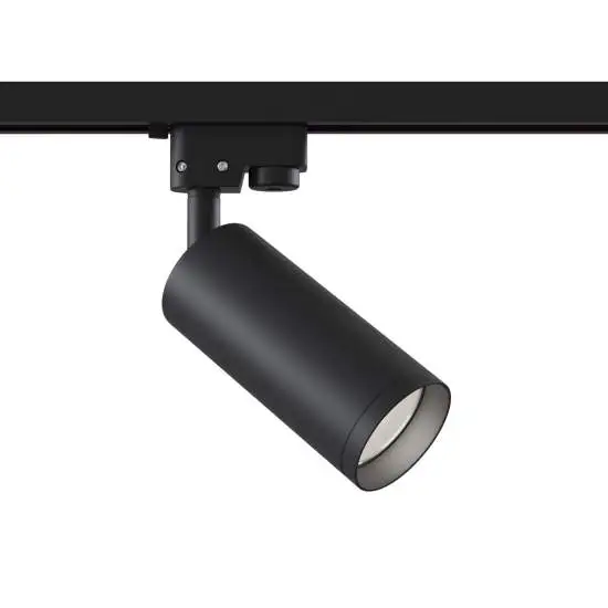 Faretto per binario Focus nero Ø 6 cm Maytoni