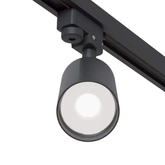 Faretto per binario Focus nero Ø 6 cm Maytoni