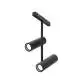 Faretta per binario magnetico 48V Elti Duo LED nera 16 cm 1463 lm Maytoni