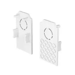Componenti per sistema incassato per binario magnetico 48V Exility bianco