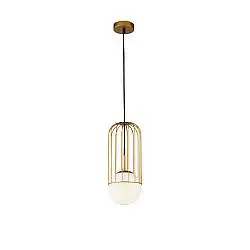 Sospensione Contemporanea Telford Media Metallo Oro 1 Luce