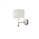Applique Moderna Round Hotel Metallo Cromo E27 Led 1W 3000K Ip20
