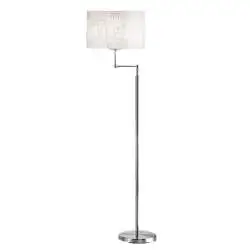 Piantana Moderna Round Hotel Metallo Cromo 1 Luce E27 Ip20