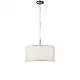 Sospensione Moderna Round Hotel Metallo Cromo 1 Luce E27 Ip20 D50
