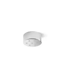 Rosone Multicavo 7 Fori In Metallo Cromo Lucido D12Cm