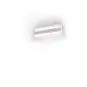 Applique Moderna Bend Metallo Bianco Acrilico Led 25W 3000K