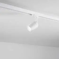Faretto Per Binario Moderno Binario Alluminio Bianco Gu10